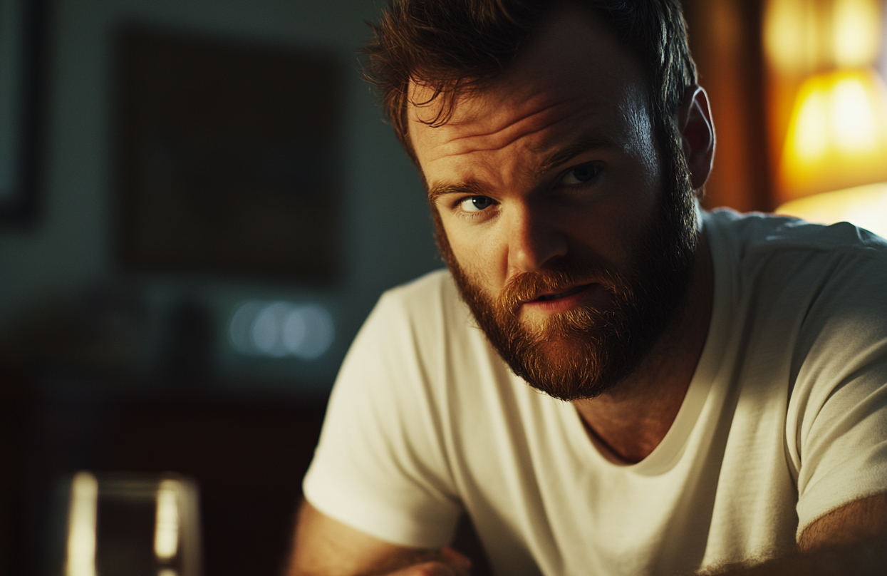 A man sitting at the dinner table | Source: no source