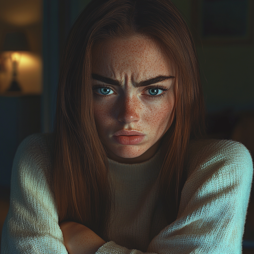 An annoyed woman with her arms crossed | Source: no source