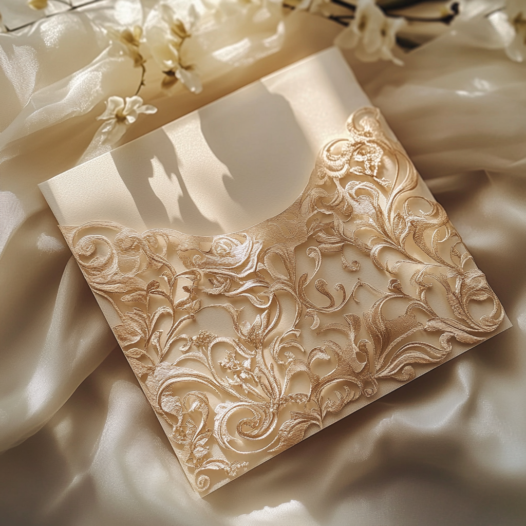 A beautiful wedding invitation | Source: No source