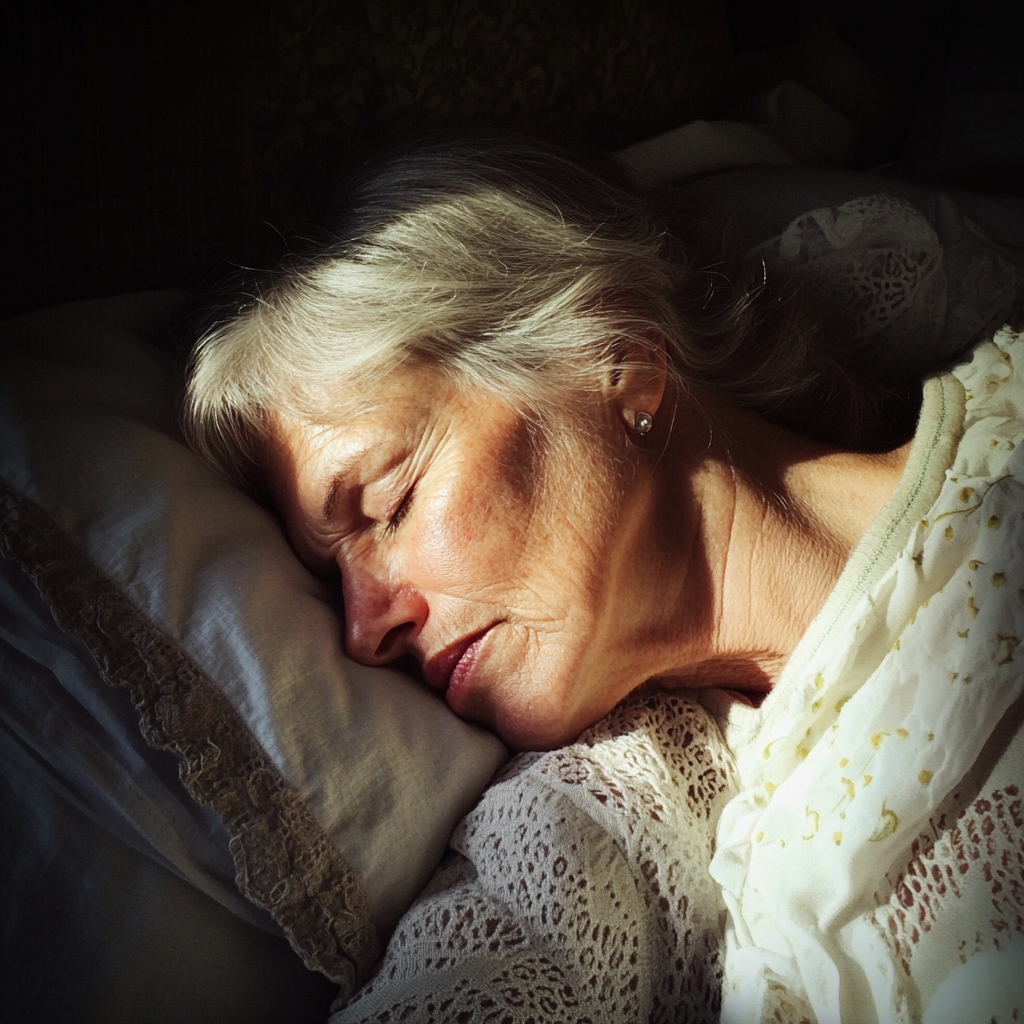 A sleeping woman | Source: No source