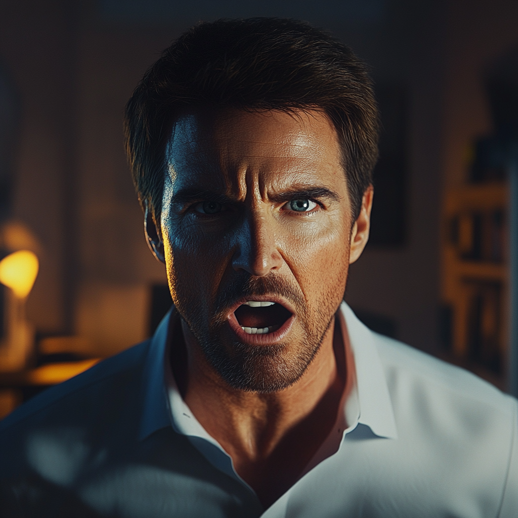 A startled man in his office | Source: No source