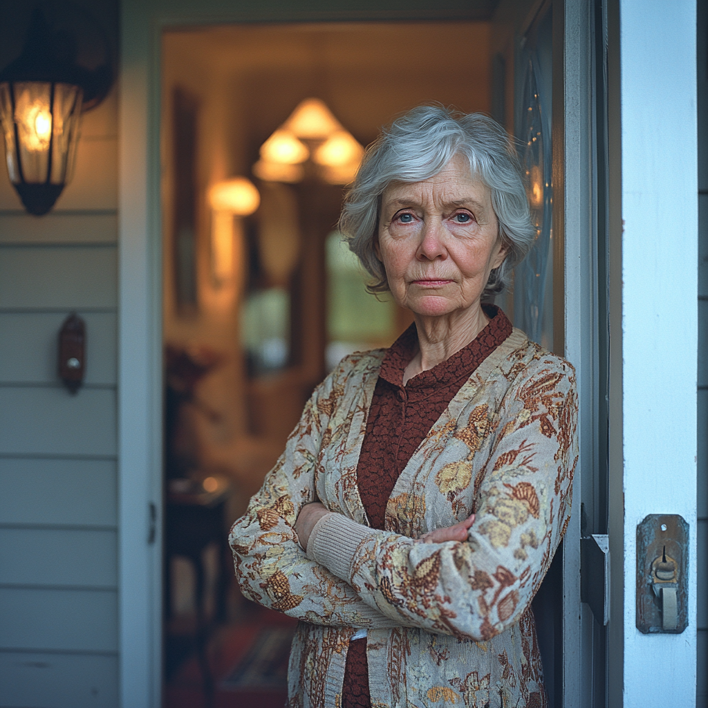 A serious older woman | Source: no source