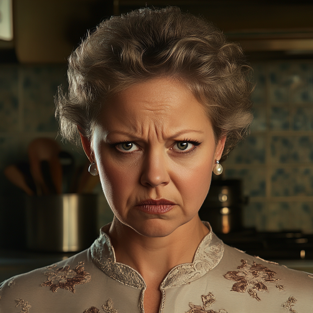 An annoyed senior woman in the kitchen | Source: no source