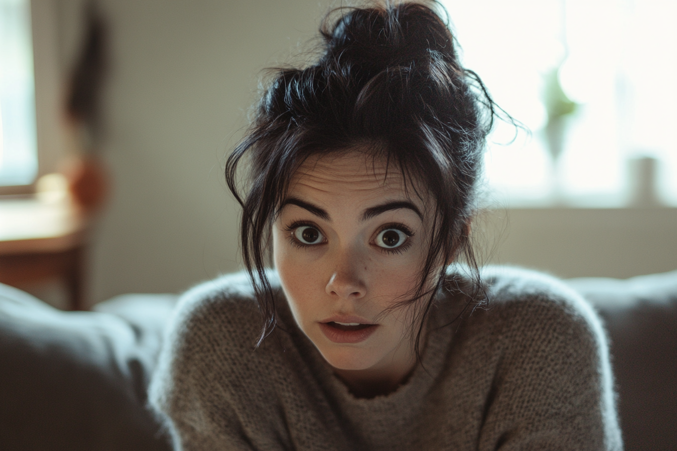 An astonished woman | Source: no source