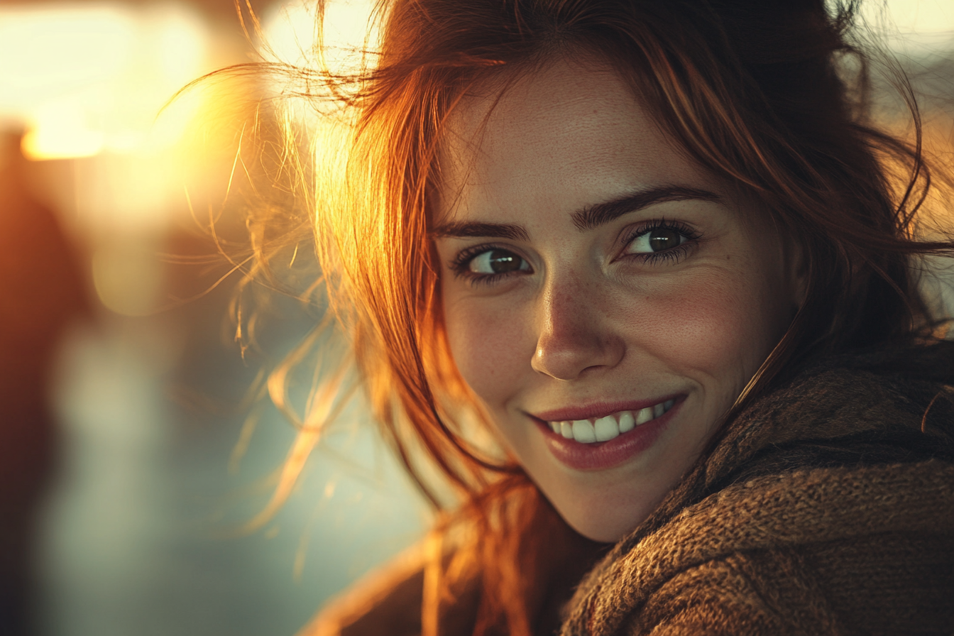 A smiling woman | Source: No source