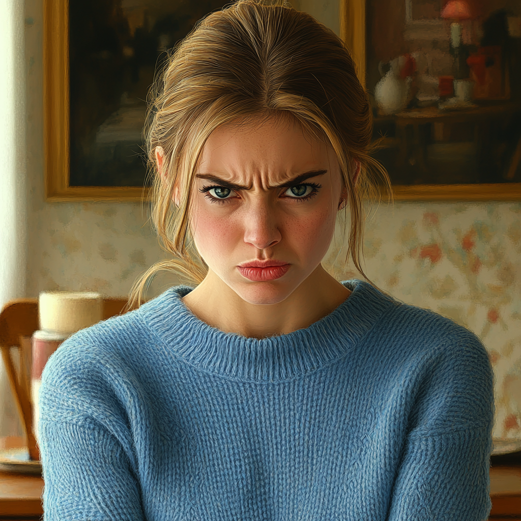 A mean woman with a cunning expression | Source: No source