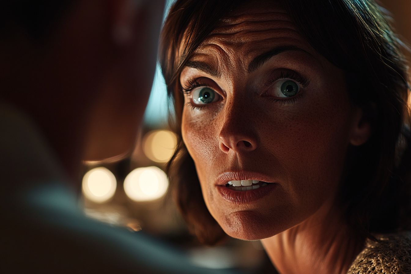A worried woman talking to her son | Source: No source