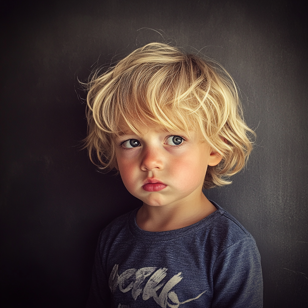 An upset little boy | Source: No source