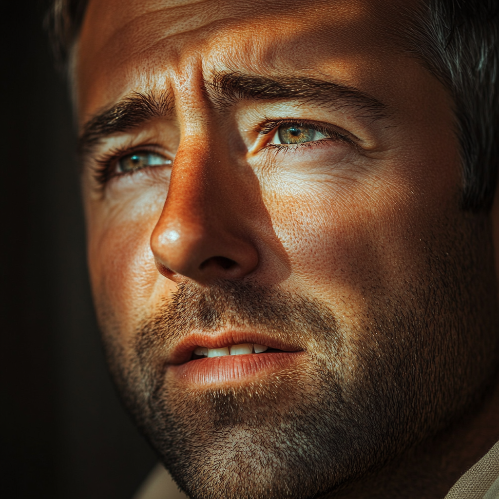 A stunned man staring | Source: no source