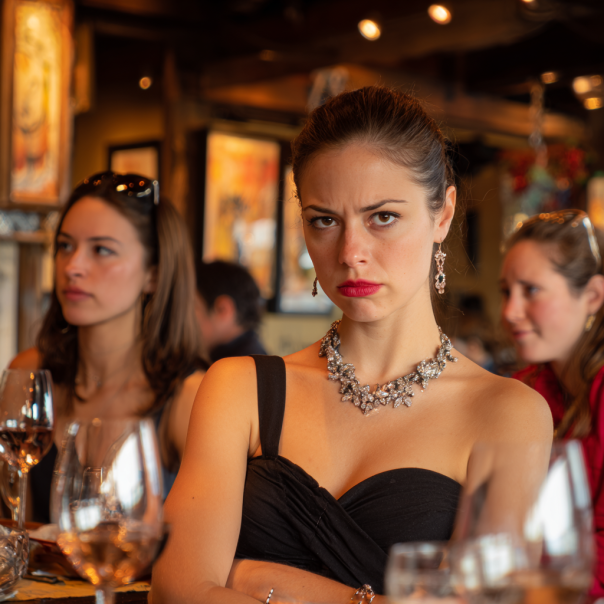 An angry woman at a restaurant | Source: No source
