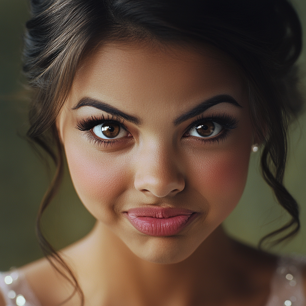 A sneering woman's face | Source: No source
