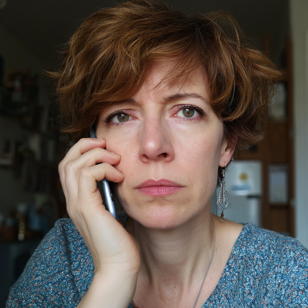 A woman talking on the phone | Source: No source