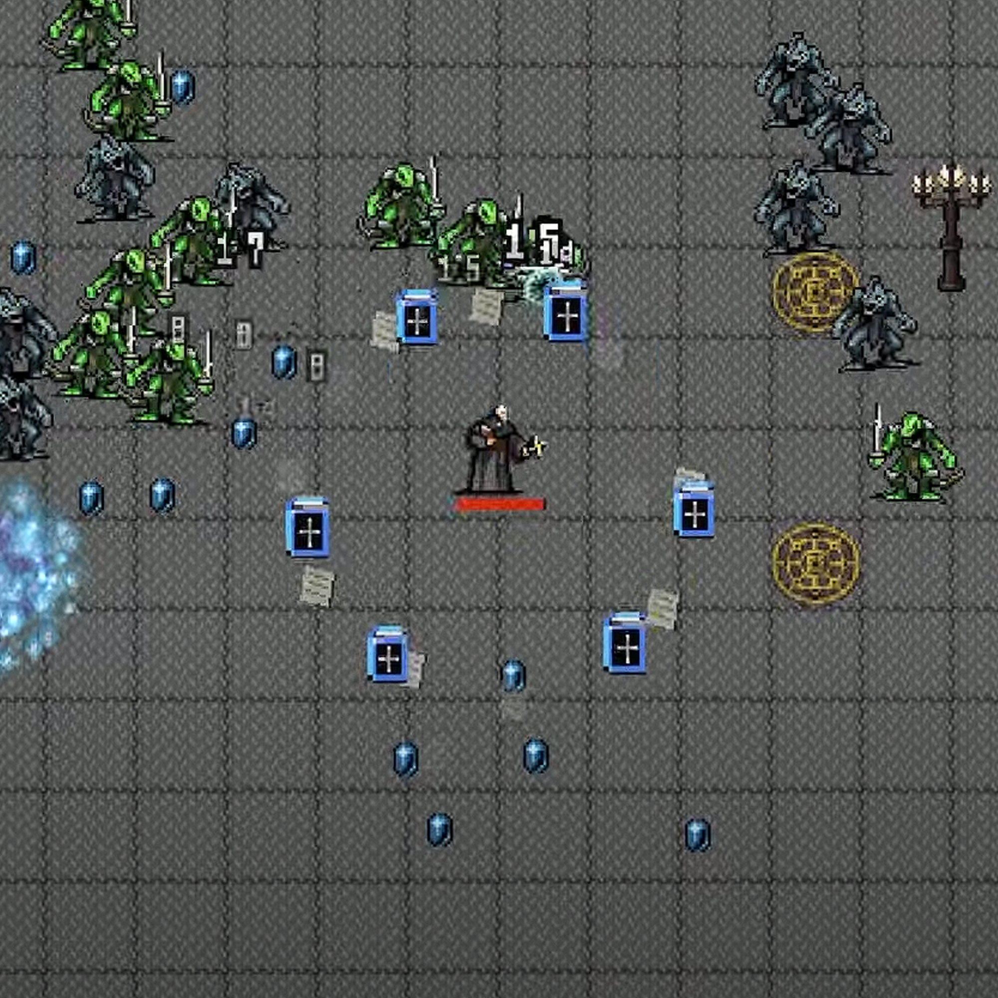 An image from “Vampire Survivors.” | Image: youtube.com/xbox