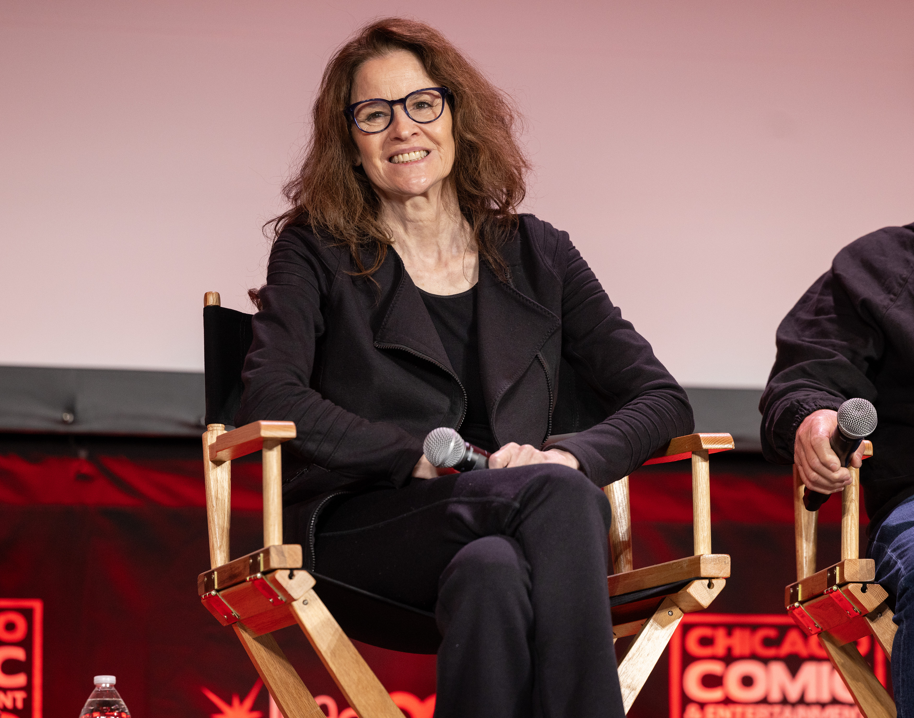 Ally Sheedy during C2E2 on the main stage for the "Don’t You Forget About Me: The Breakfast Club 40th Anniversary Reunion" on April 12, 2025 | Source: Getty Images