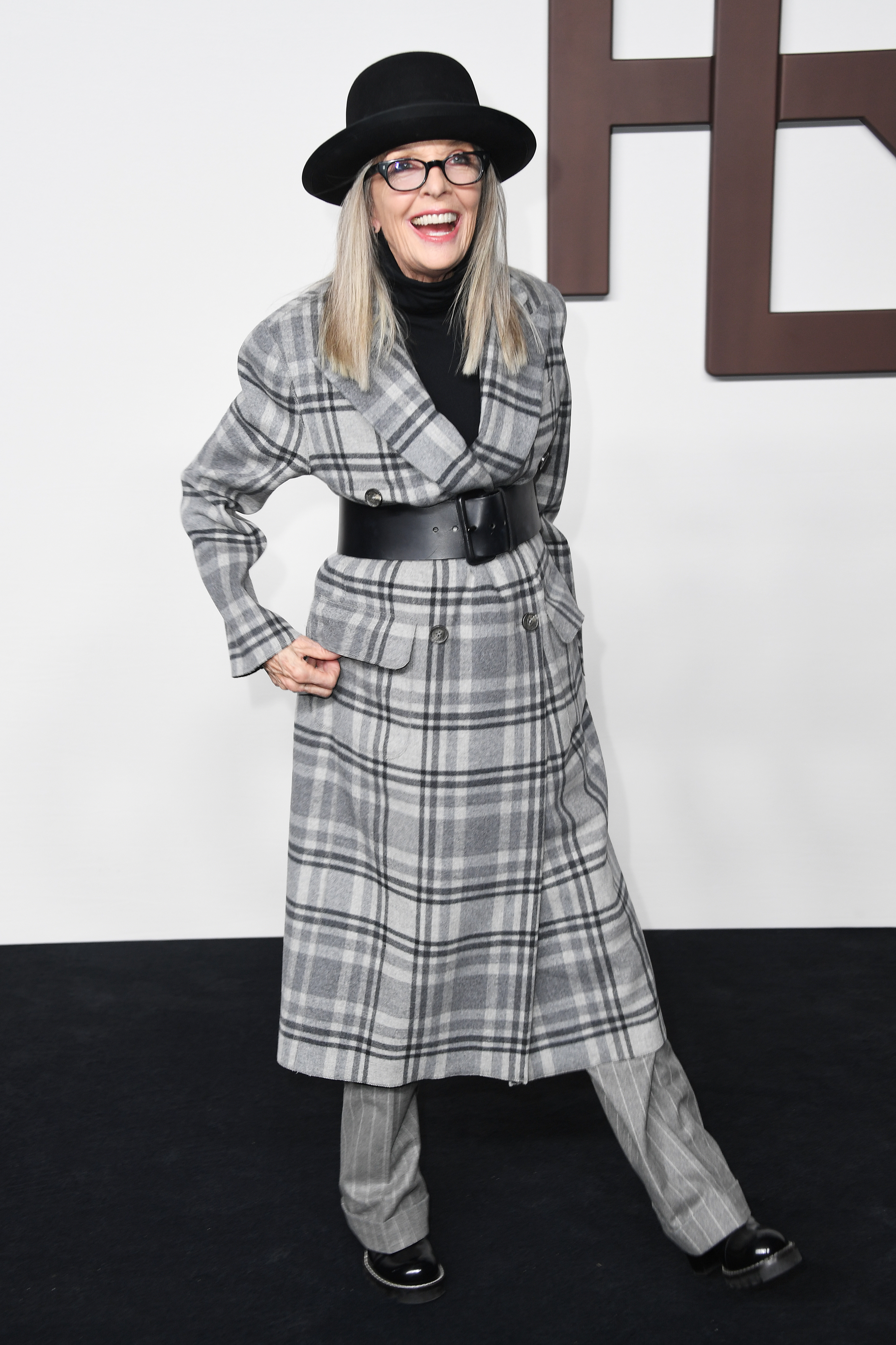 Diane Keaton attends the Ralph Lauren runway show at the Brooklyn Navy Yard in Brooklyn, New York on September 8, 2023 | Source: Getty Images