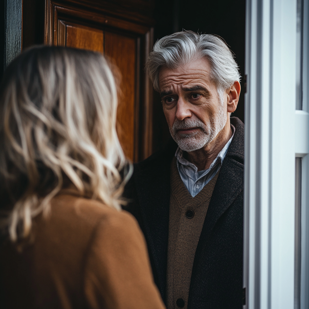 Father and daughter having an emotional conversation | Source: No source