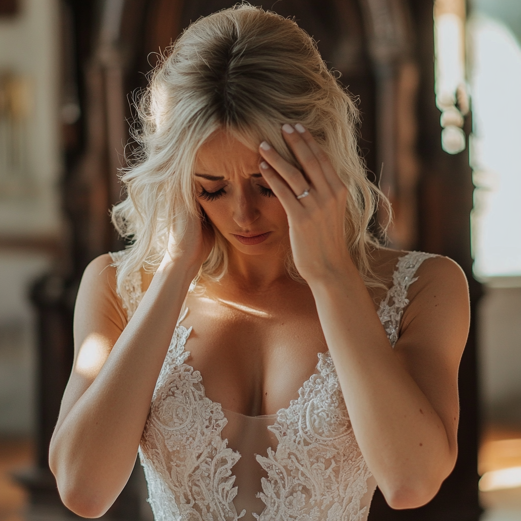 An upset bride | Source: No source