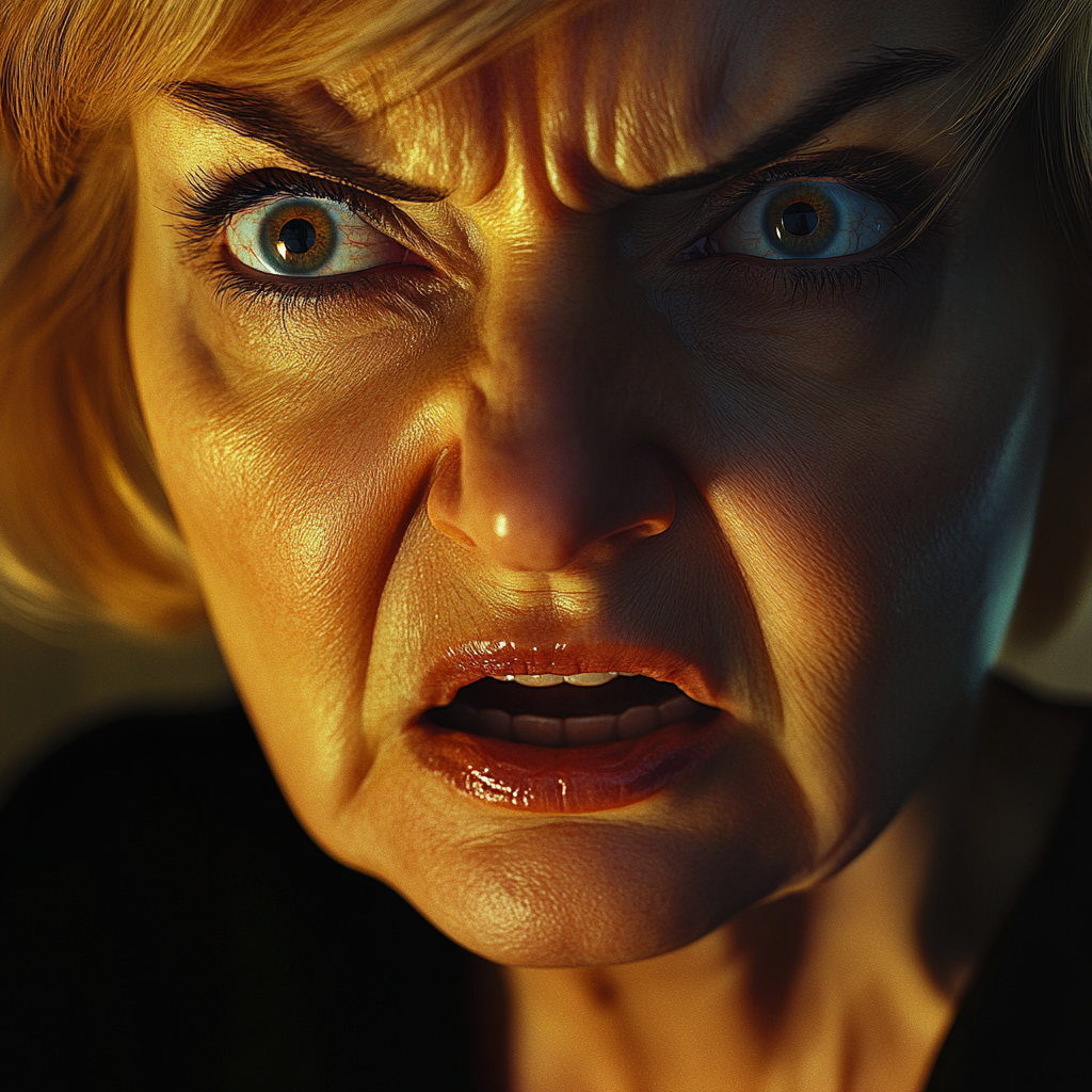 A startled woman | Source: no source