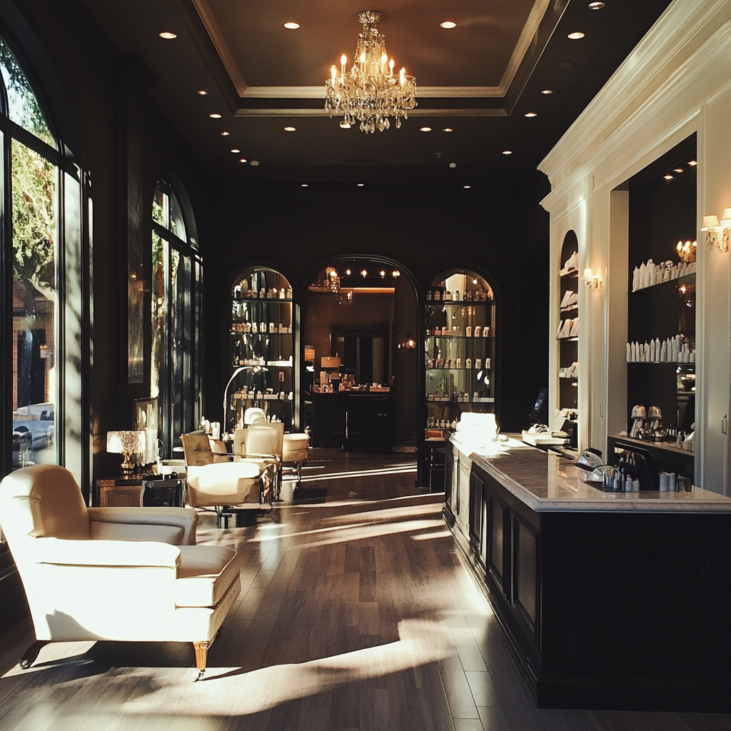 The interior of a nail salon | Source: no source