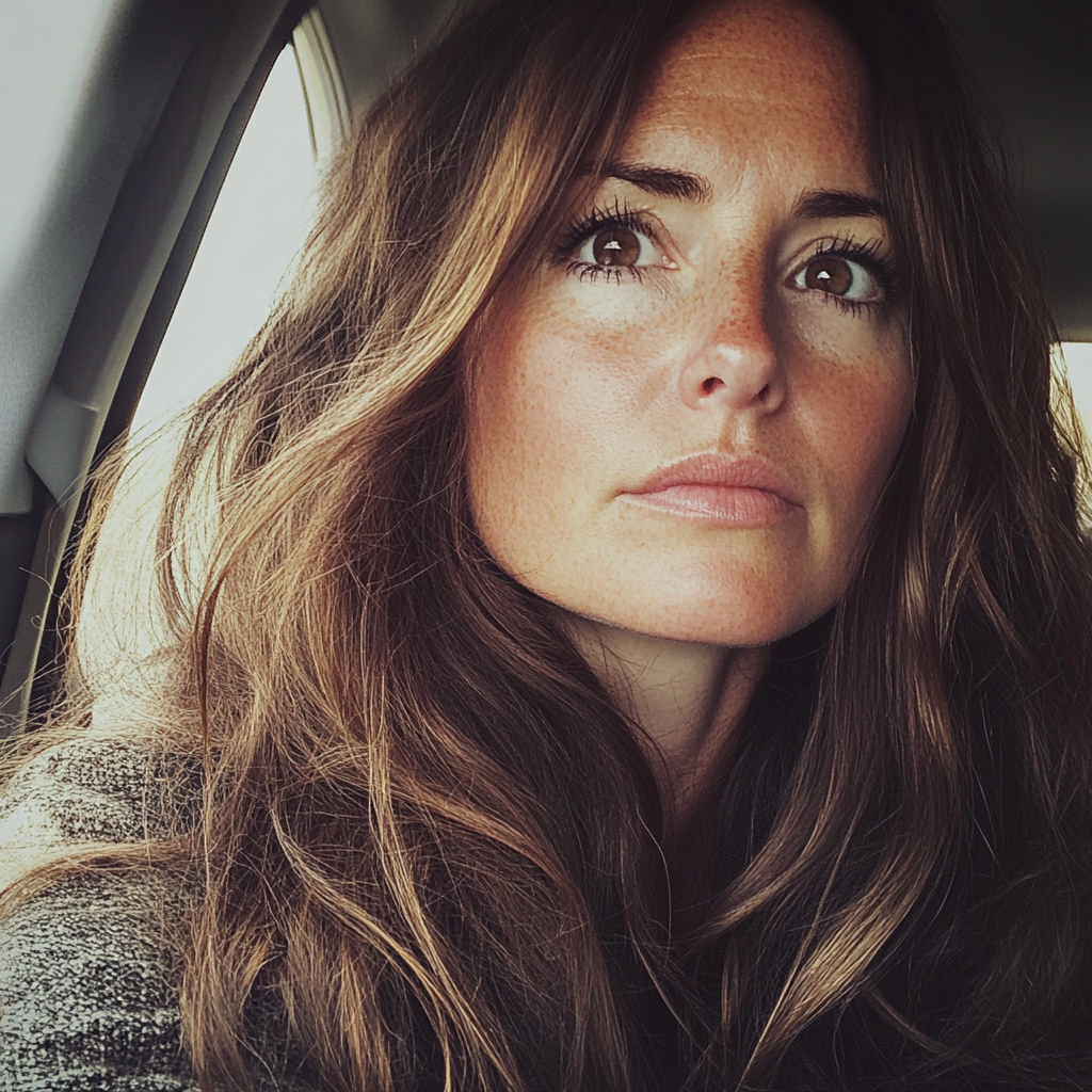 A woman driving a car | Source: No source