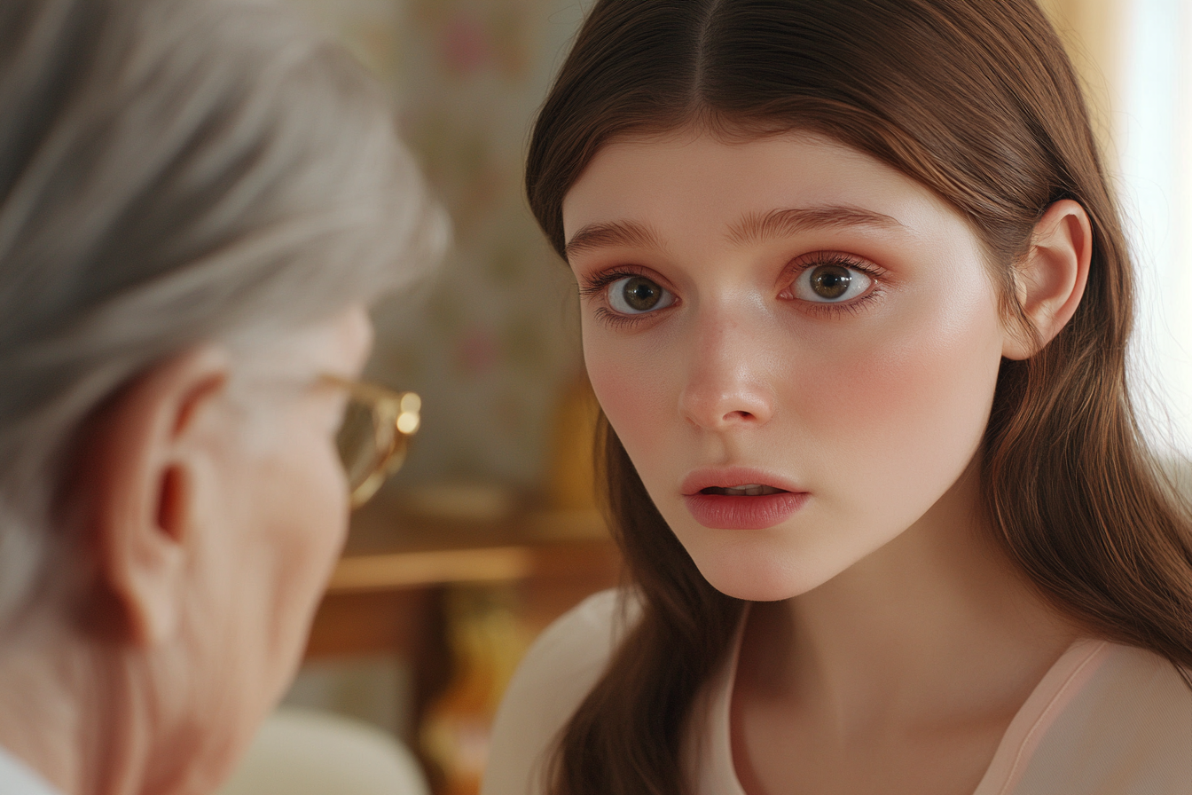 A woman talking to her mother-in-law | Source: No source