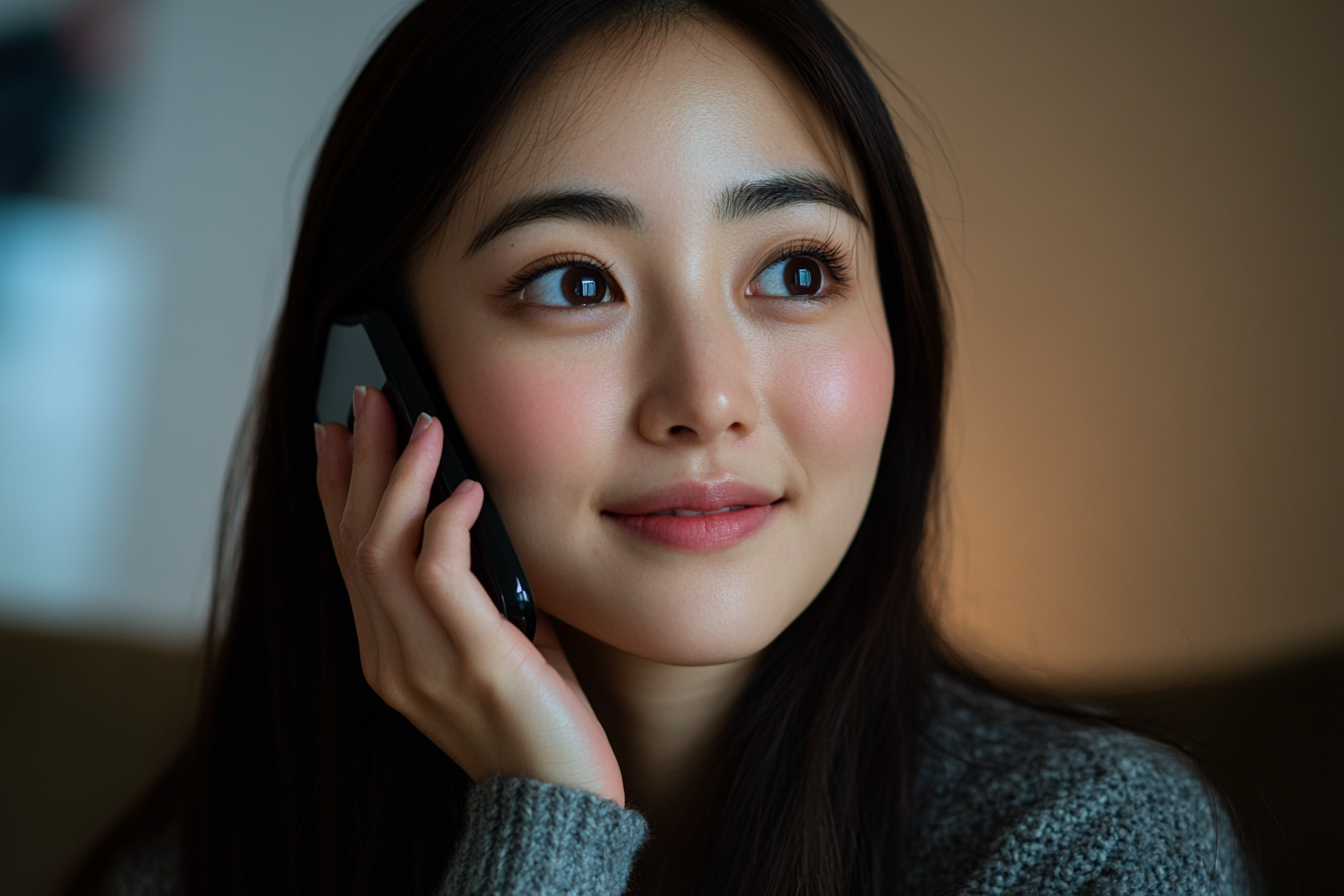 A woman speaking on her cell phone | Source: No source