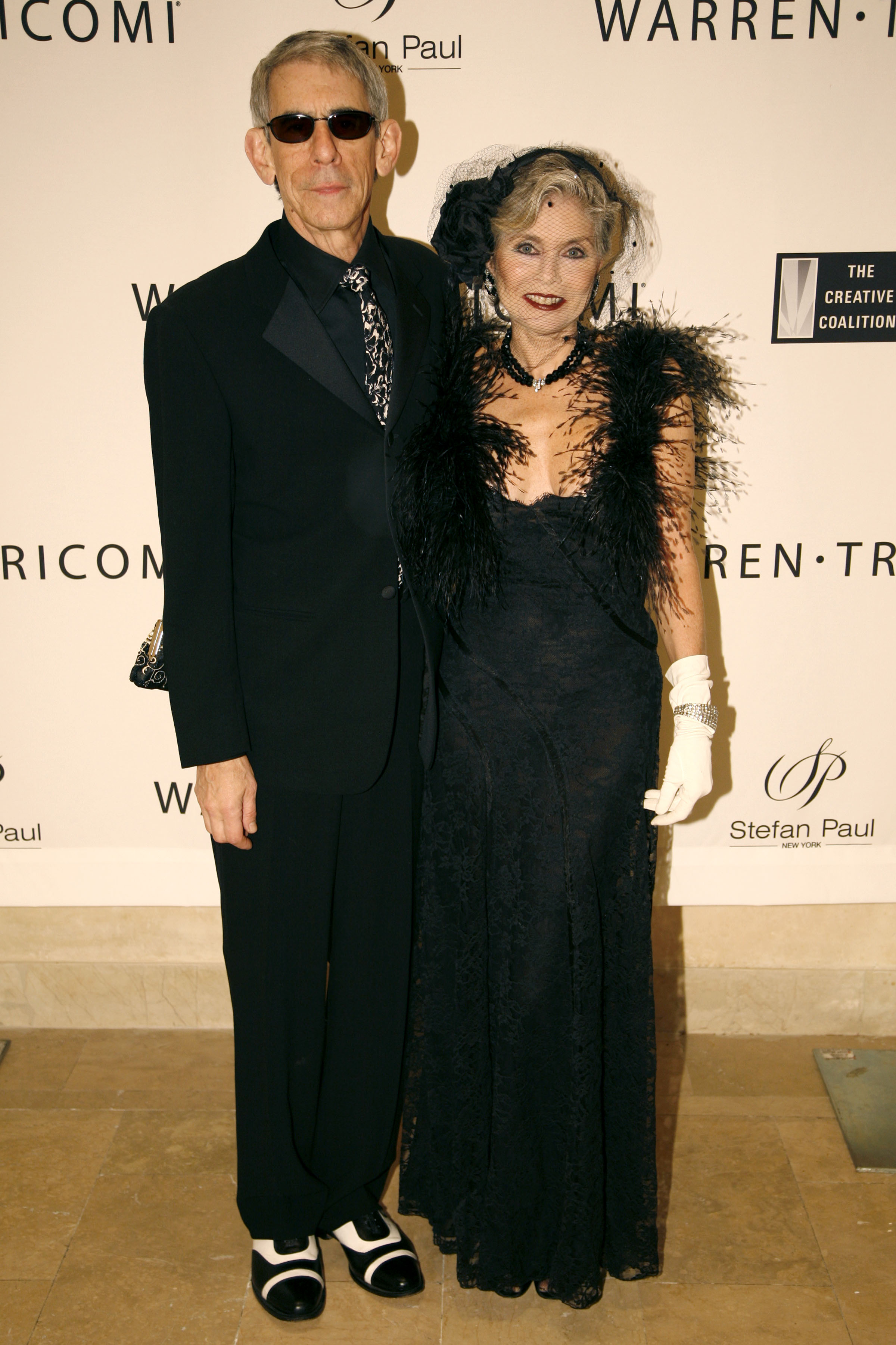 Richard Belzer and Harlee McBride at the Black & White Ball on October 29, 2008, in New York. | Source: Getty Images
