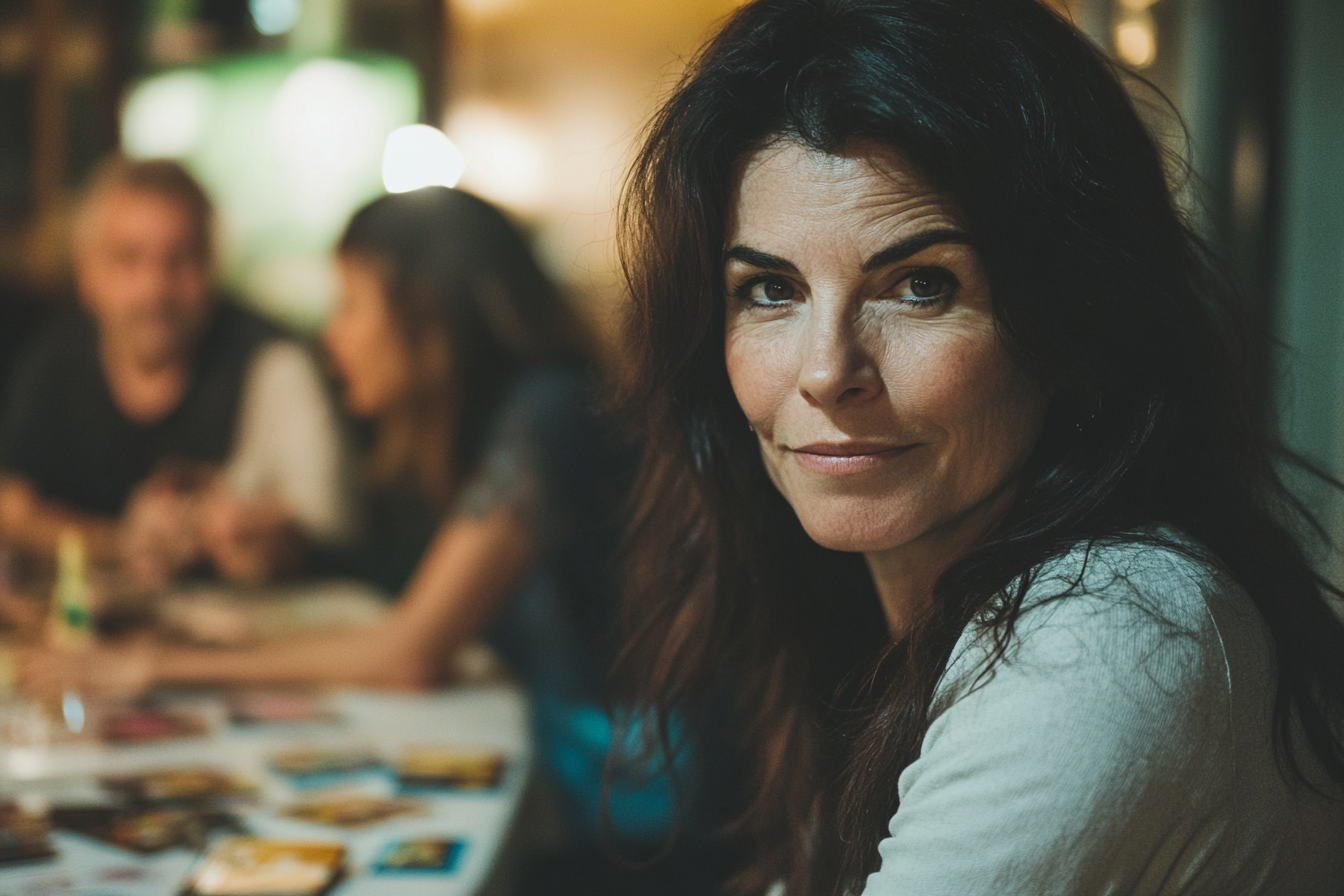 A woman at a board game party | Source: No source