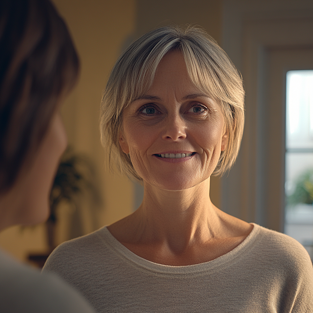 A woman smiling | Source: no source