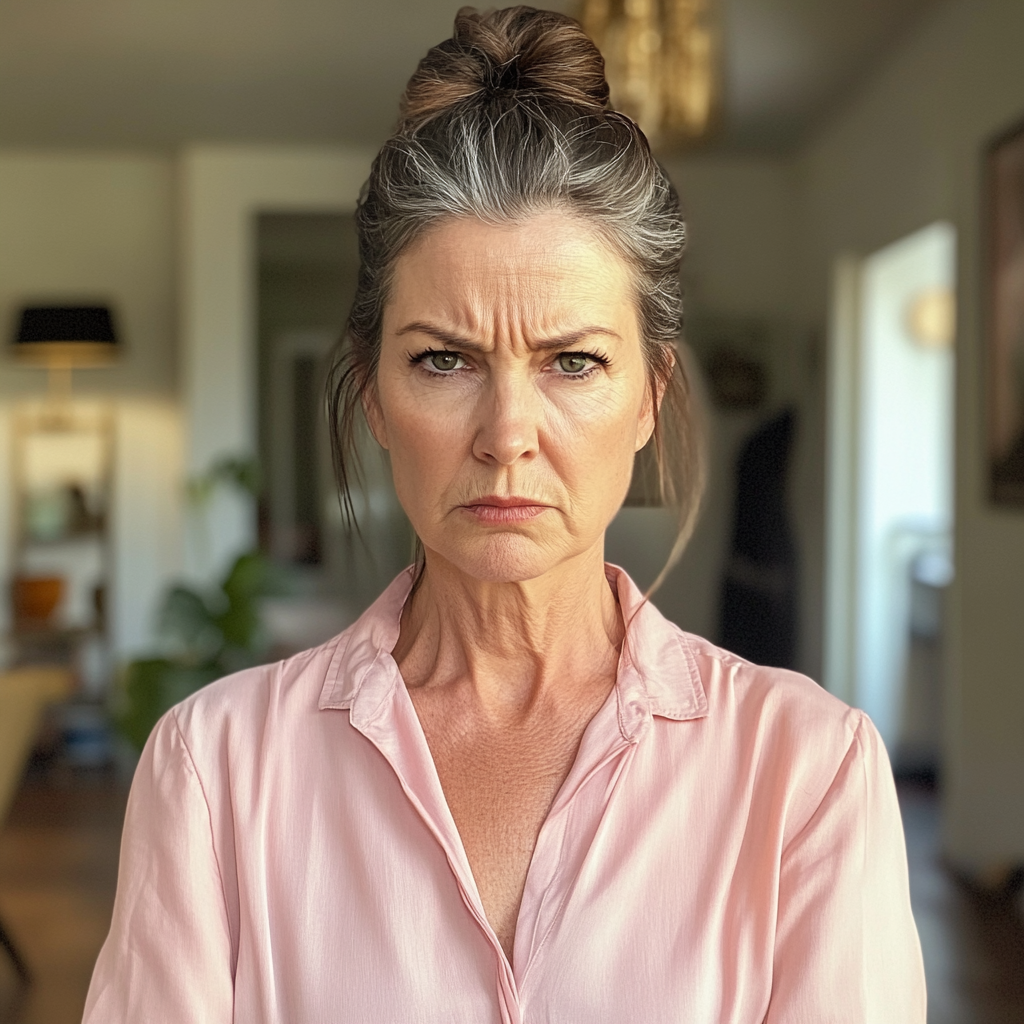 An angry older woman | Source: No source