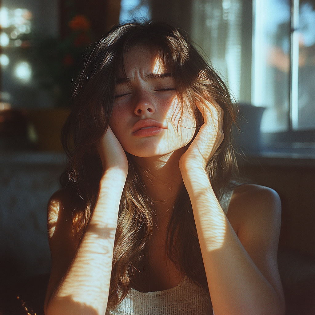 A stressed out teenage girl | Source: No source