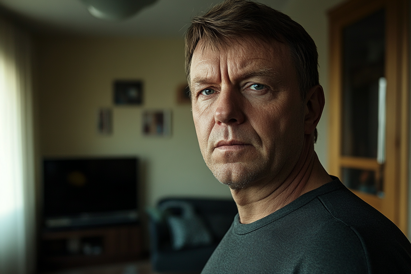A man standing in a living room | Source: No source