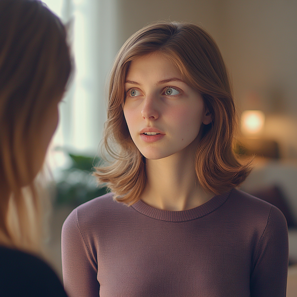 A woman talking to her mother-in-law | Source: no source