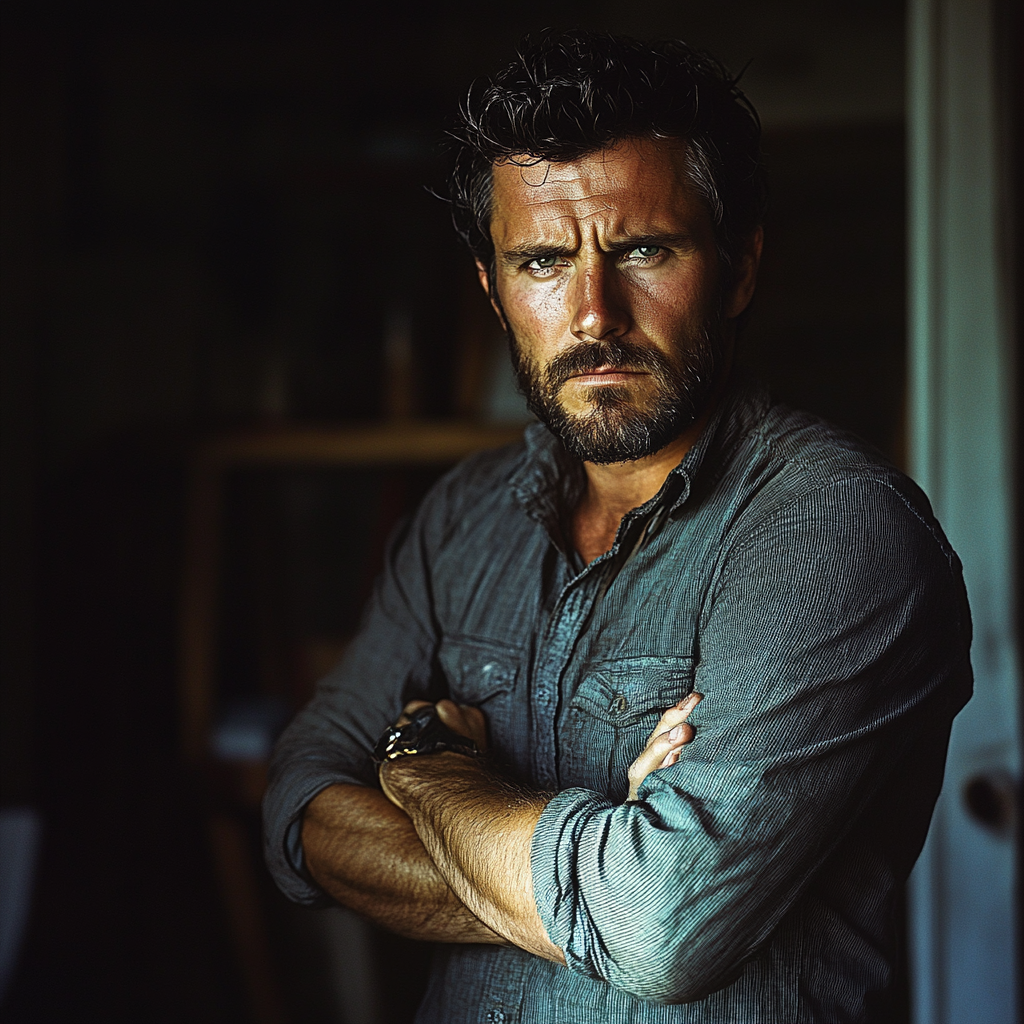 A mean-looking man | Source: no source