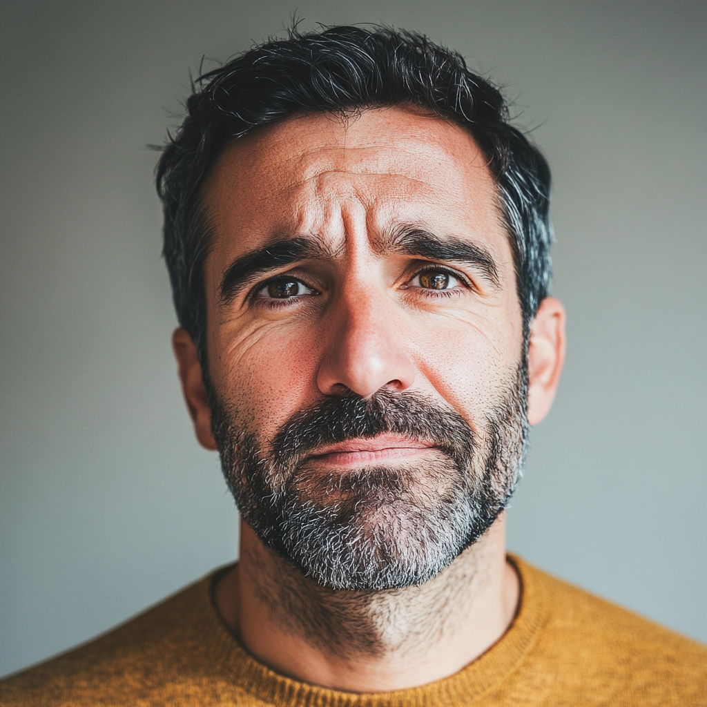 A frowning man | Source: No source