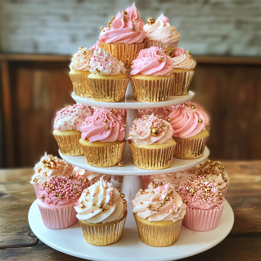 A cupcake tower | Source: No source