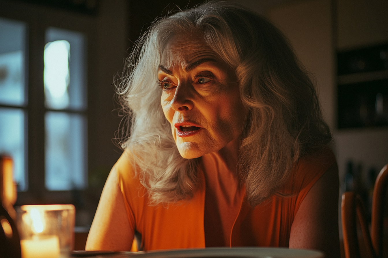 A woman speaking to someone | Source: No source