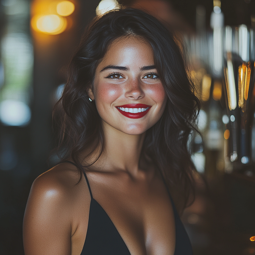A woman at a bar | Source: no source