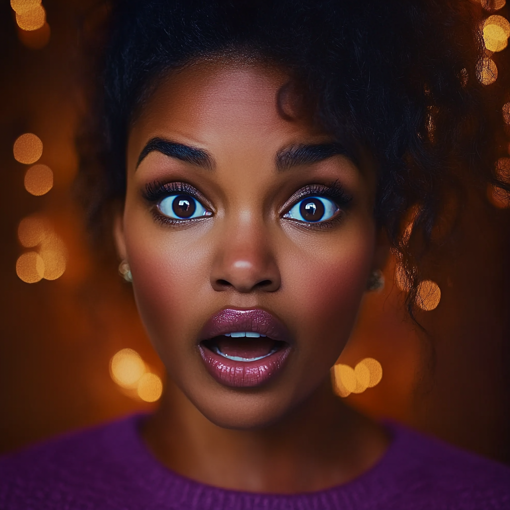 A stunned woman | Source: no source