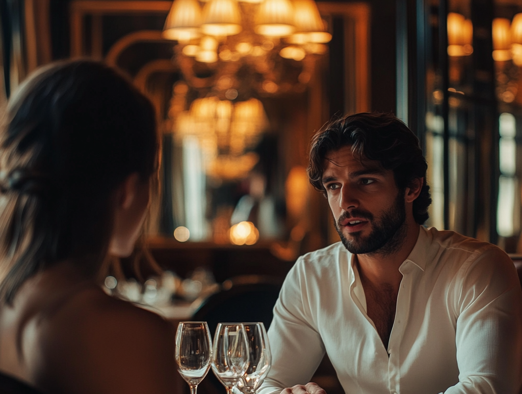 Man with a confused expression having a conversation with his coworker | Source: No source