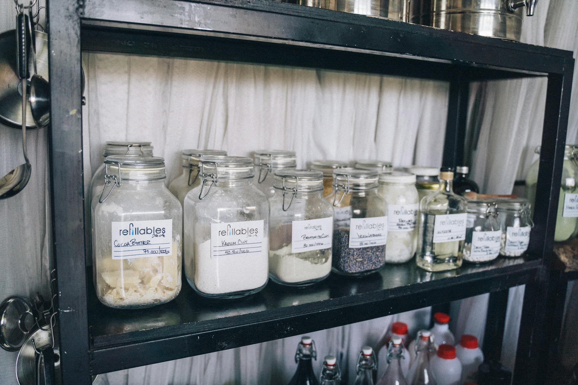 Shelves in a pantry | Source: Pexels