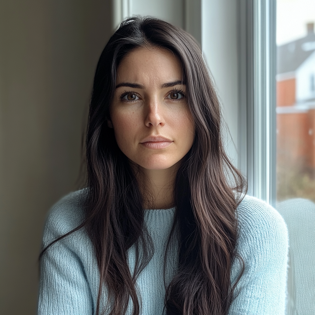 A close up of a pensive woman | Source: no source
