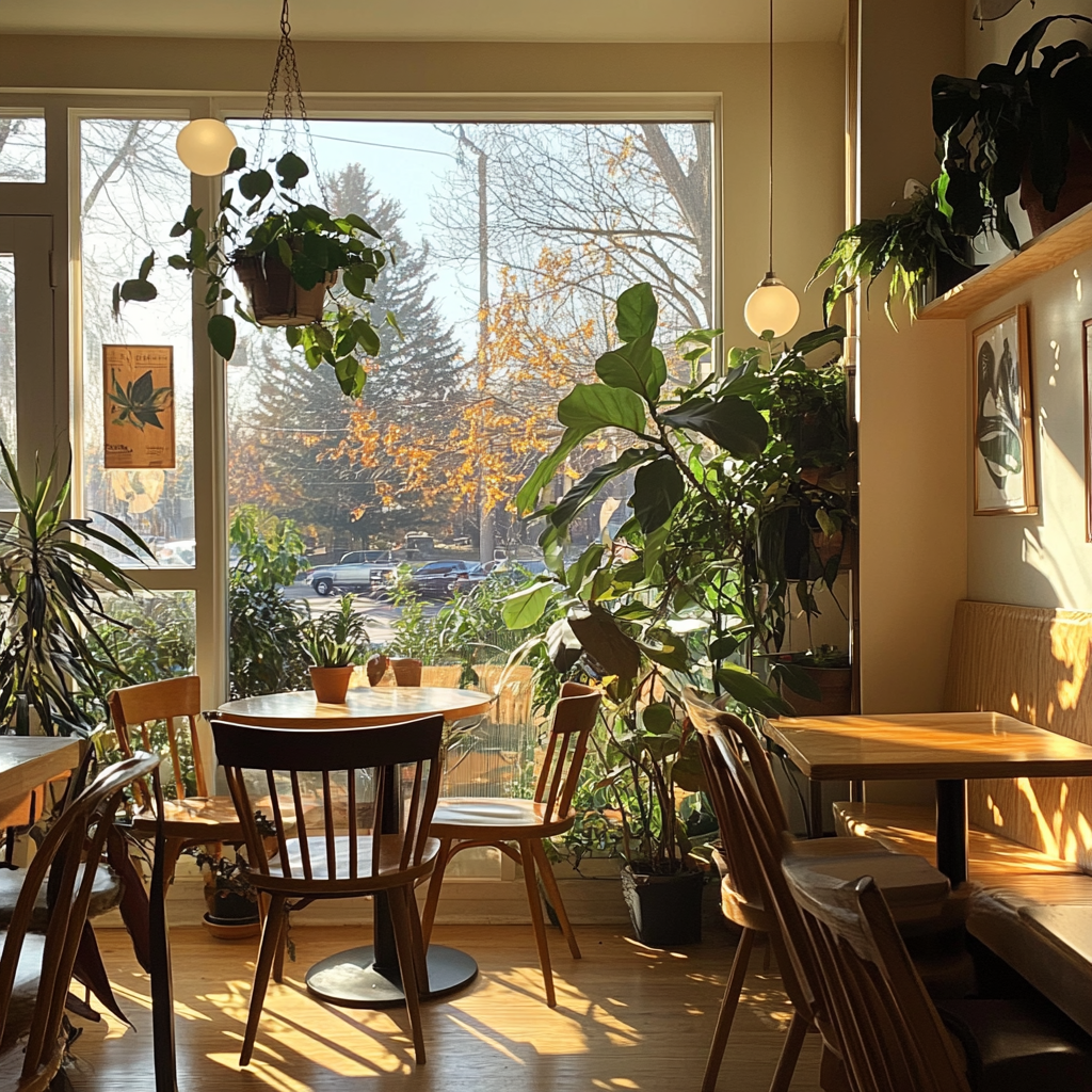 The interior of a coffee shop | Source: No source