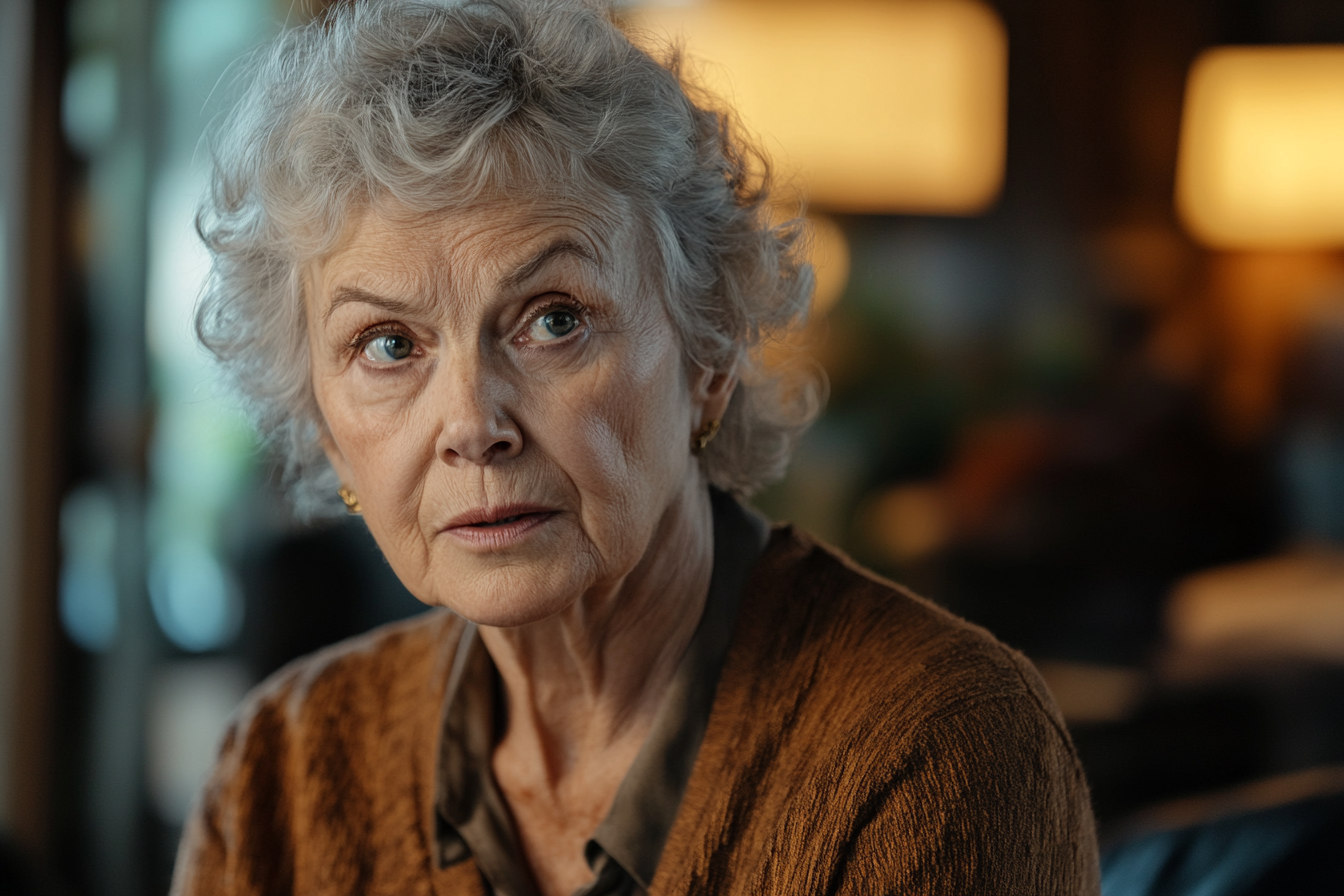 An older woman talking | Source: no source