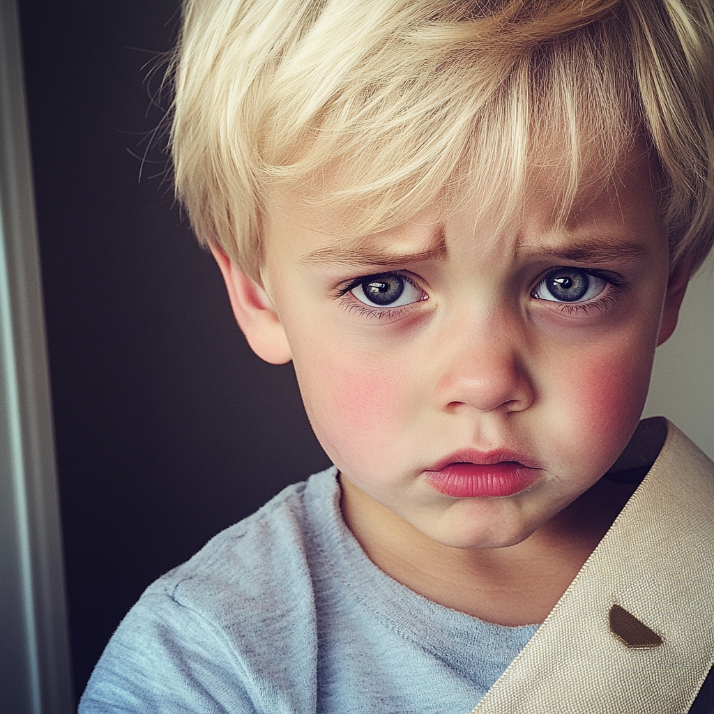 A close up of a little boy | Source: No source