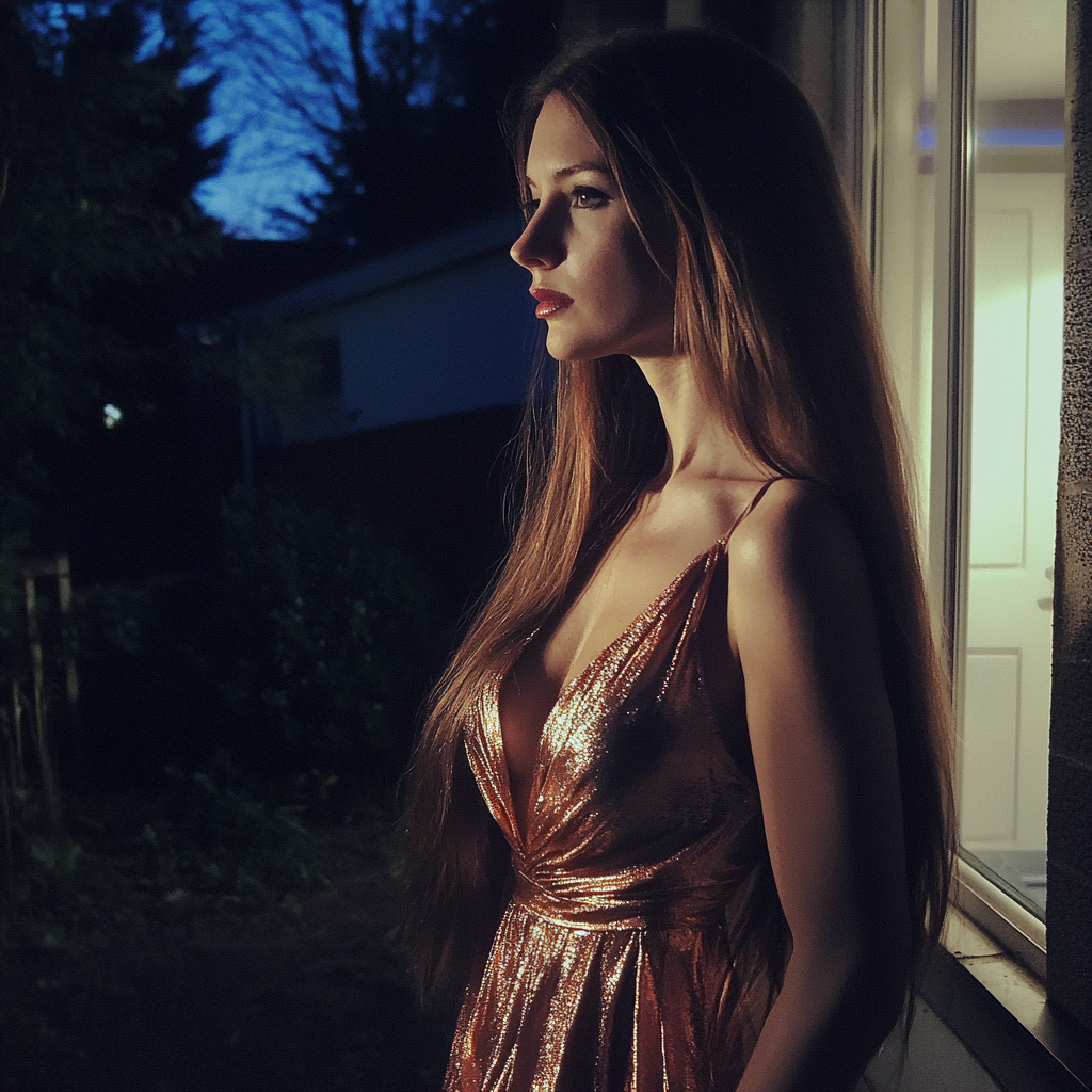 A woman standing outside | Source: no source