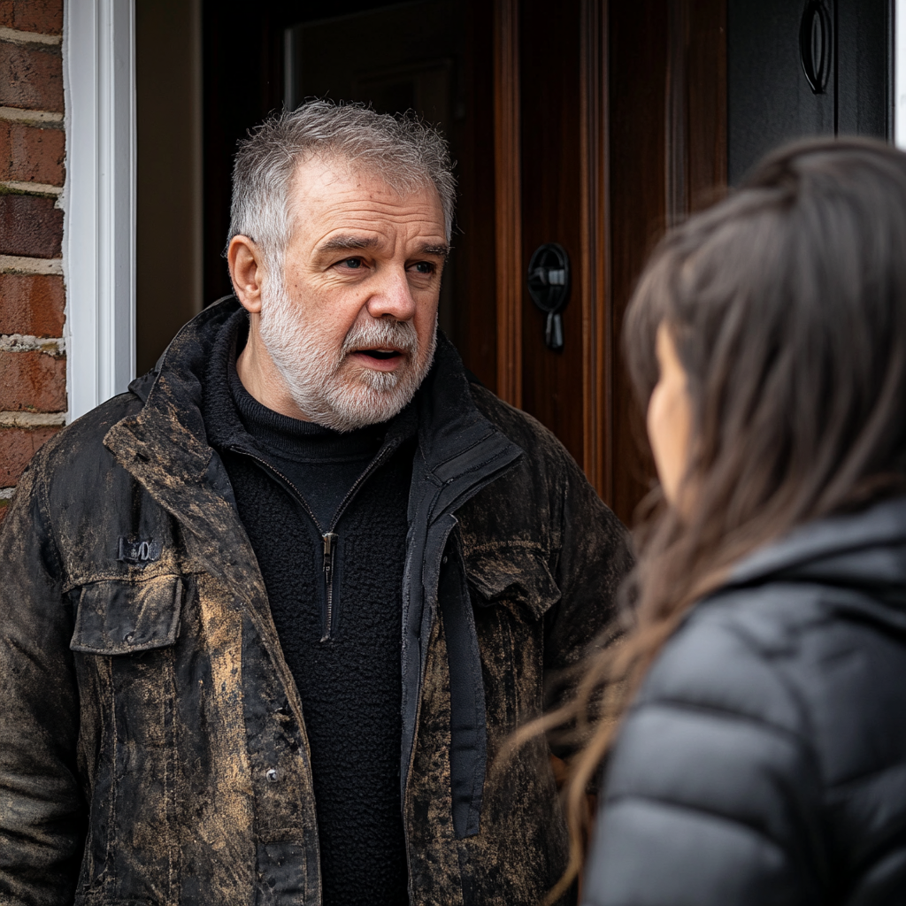 Senior man talking to his estranged daughter | Source: no source