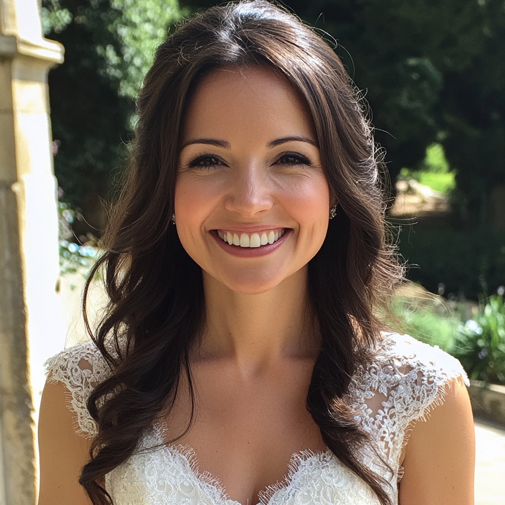 A smiling bride | Source: No source