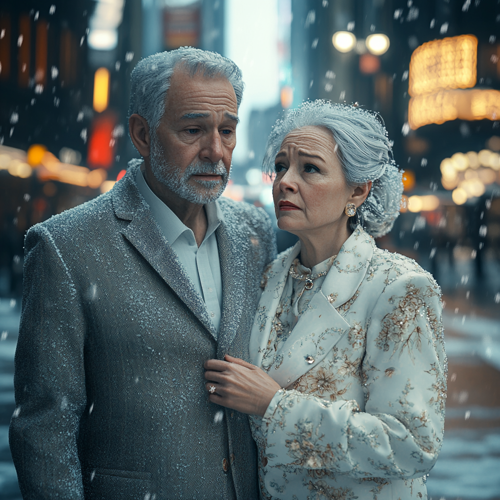 A sad older couple | Source: no source