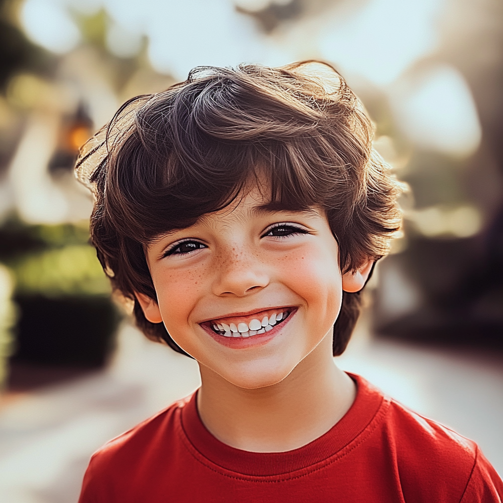 A smiling little boy | Source: No source